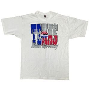 Vintage Texas Motor Speedway Schedule 1997 T Shirt sz XL NWOT Nascar
